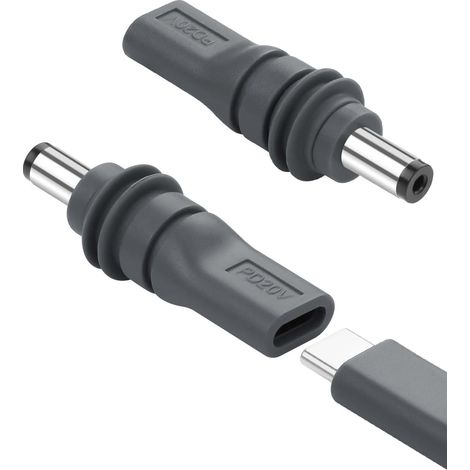 2er-pack Usb-c-auf-dc-netzteil (5,5 Mm X 2,1 Mm) Für Starlink Mini, Pd100w Usb-c-buchse Auf Dc5521-stecker, Wasserdichtes Ersatzkabel Für Starlink Mini