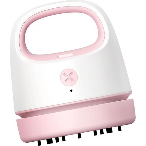 Wiederaufladbarer Usb-handstaubsauger, Pinkfarbenes Abs-gehäuse, Leicht, Für Büro Und Auto, Entfernt Krümel, Kekse Und Staub, Handliche Größe