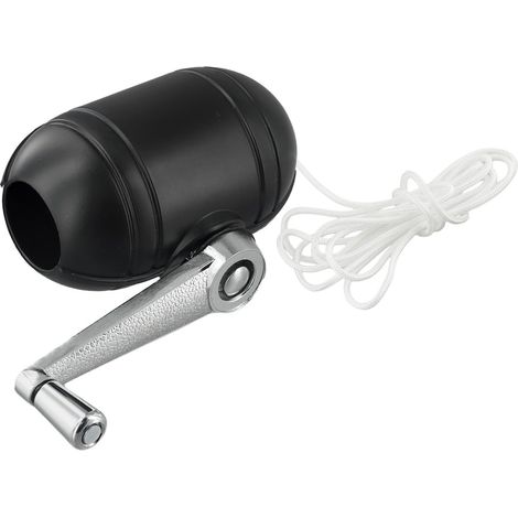 Ersatzgriff Für Sonnenschirm Mit Neigemechanismus Und Robustem Polypropylenseil Für Garten, Terrasse Und Balkon – Schwarz – 88 X 55 Mm