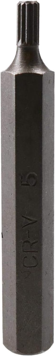 5 Mm Länge, 75 Mm Nut, 10 Mm Schaft, Gehärtete Spitze, Vierkant, Dreifach