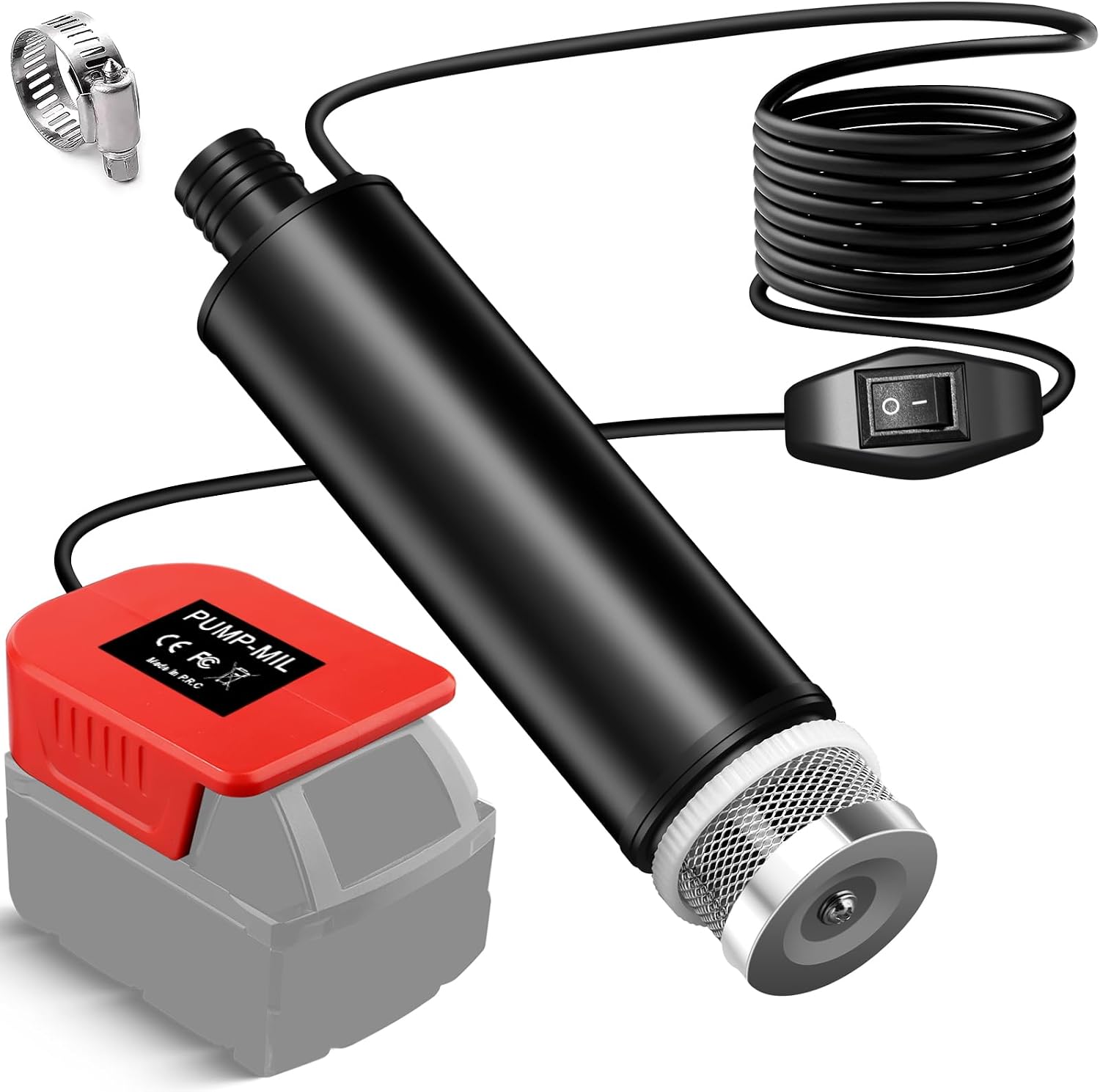 120-w-tragbare Wasserpumpe Für Milwaukee M18 18v-akku – Wasserförderung Für Garten Und Pool