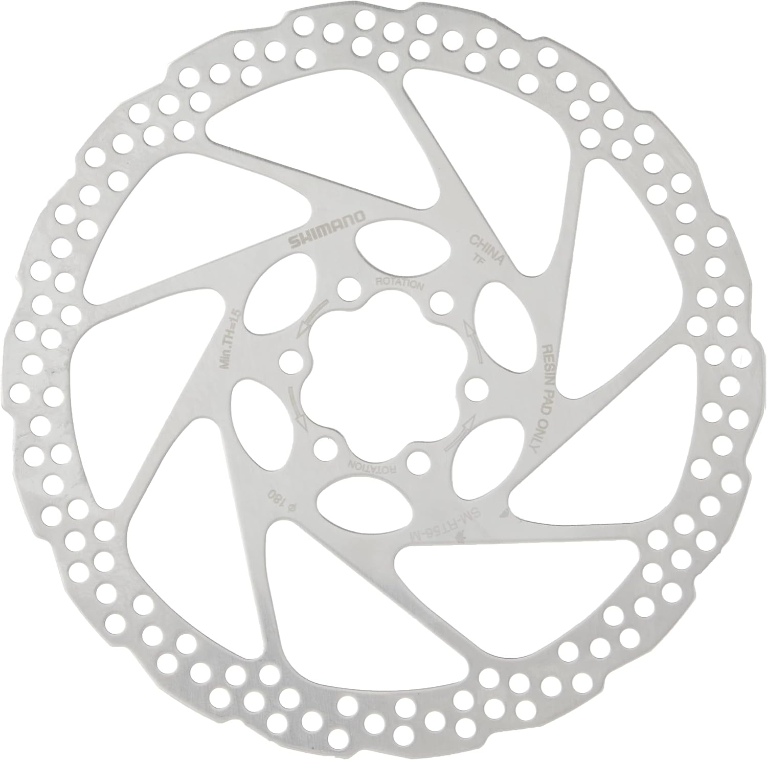Shimano Smrt56m Bremsscheibe - 1 Stück - Edelstahl - 6-loch-befestigung - Für Mountainbikes Und Citybikes
