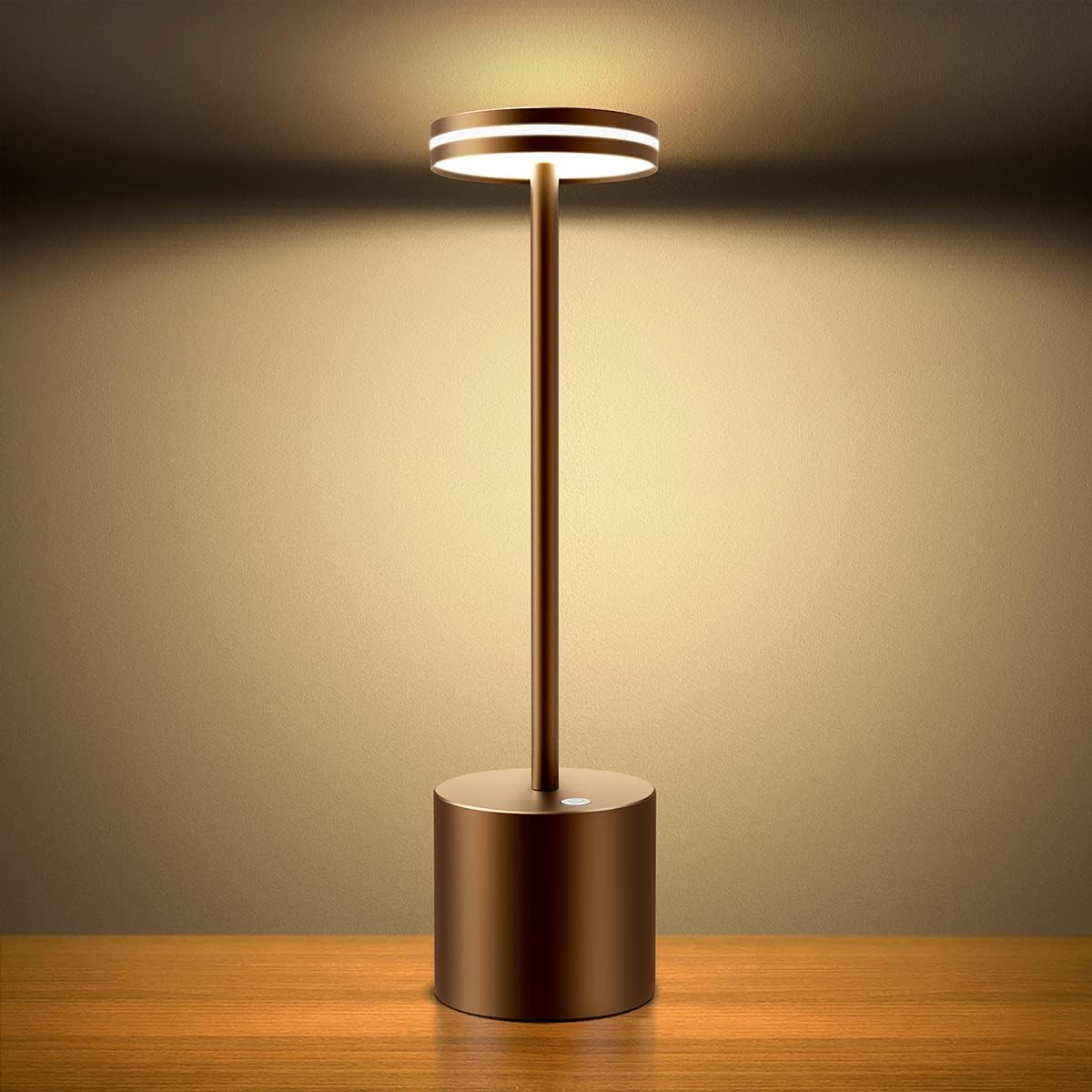 Kabellose Tischleuchte – 1 Stück – Aluminiumlegierung – Wiederaufladbare Touch-led – Für Den Innen- Und Außenbereich – 31 Cm