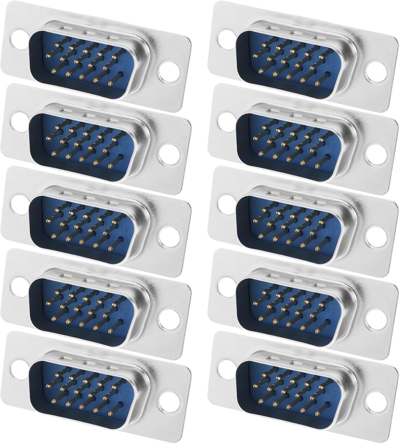 Db15-stecker – 10er-pack – Vergoldet – Serielle Schnittstelle – Für Industrielle Sps