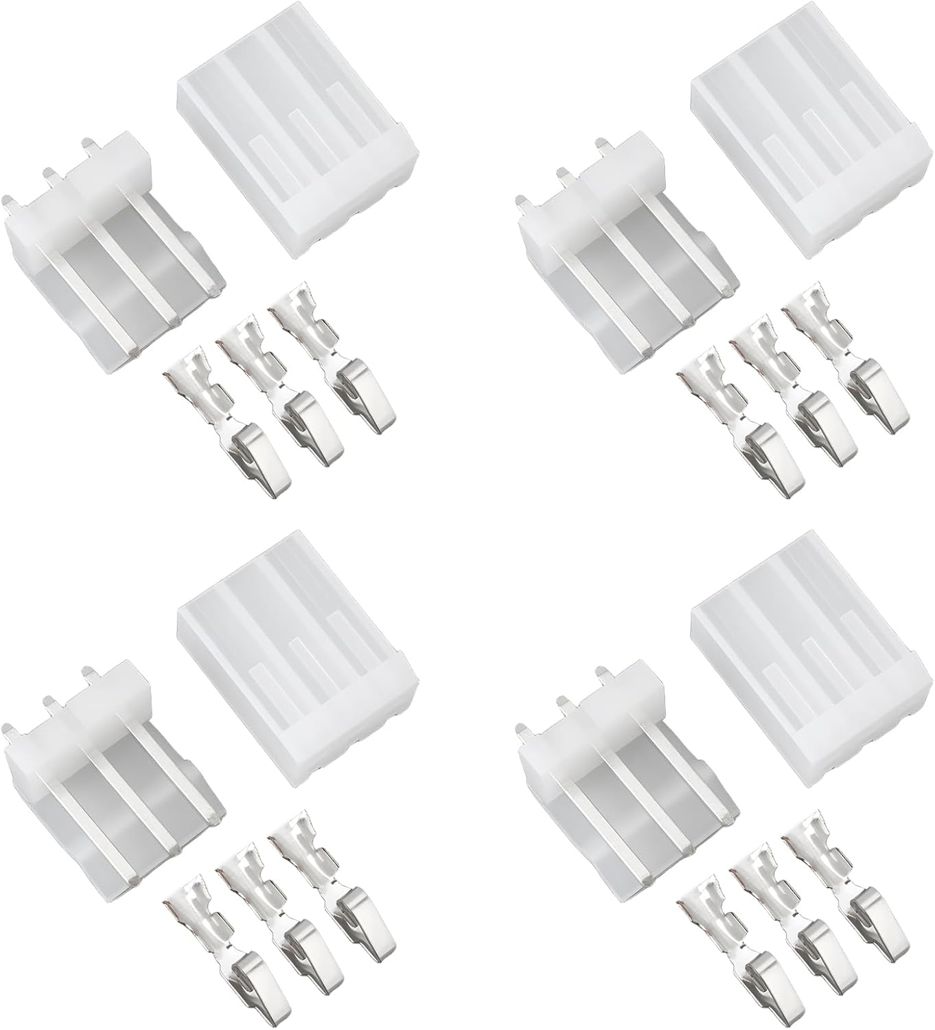 3-poliger Leiterplattenstecker – 20er-pack – Kunststoff Und Kupfer – 3,96 Mm Rastermaß – Industrieelektronik