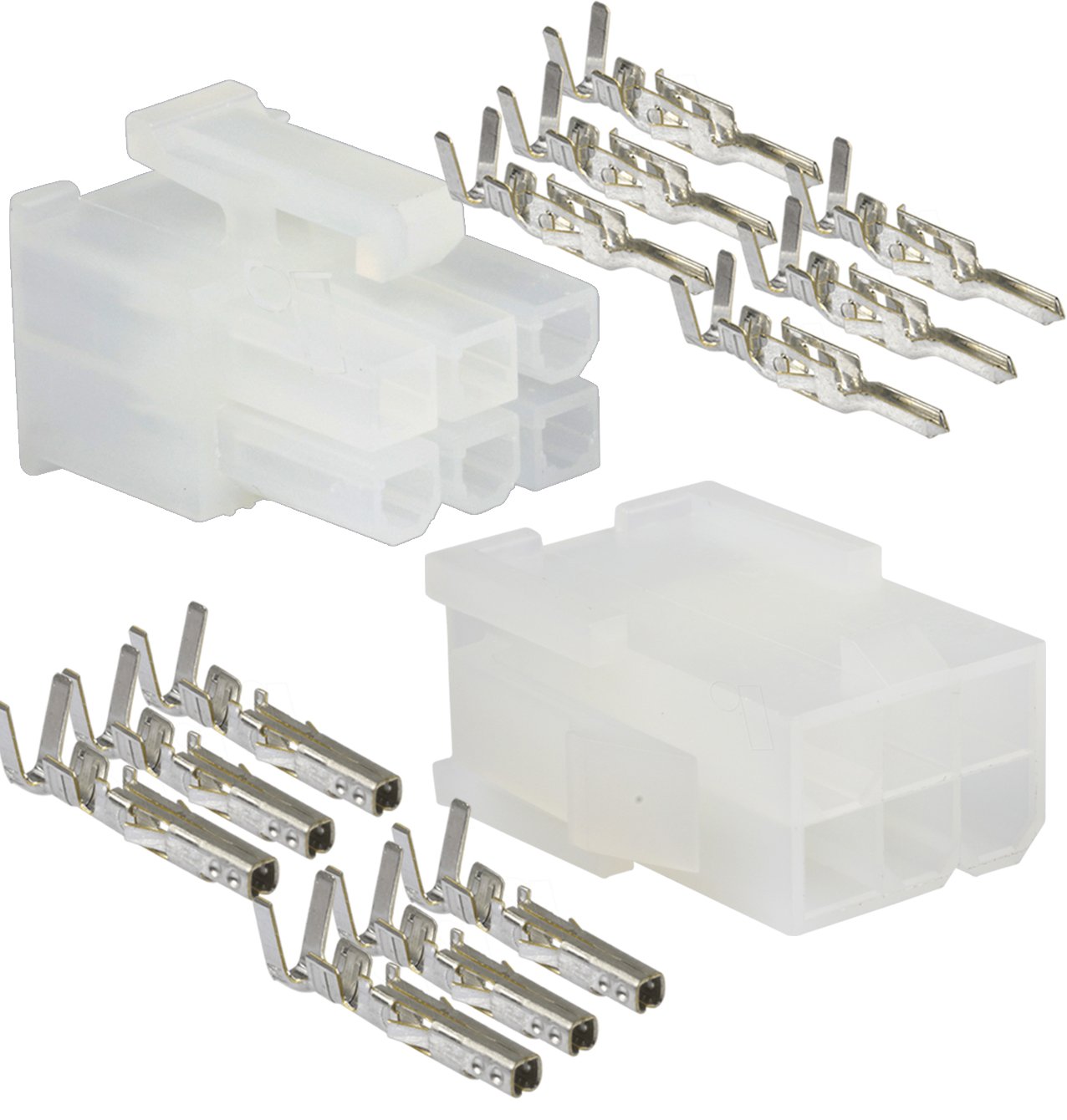 Mini-fit Jr 6-poliger Stecker – 5er-pack Komplettsets – 4,2 Mm Stifte – Für Elektrische Verkabelung