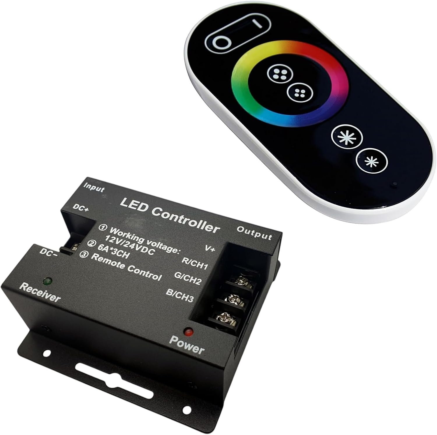 12v/24v Funk-rgb-led-controller – Touch-dimmer Mit Funkfernbedienung Für Lichtleisten
