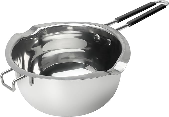 Le Creuset Bain-marie 1200 Ml – Edelstahl – Flacher Boden – Doppelausgießer – Profiküche