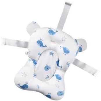 Babybadewannenkissen – 1 Stück – 3d-netzgewebe Und Baumwolle – Verstellbar, Rutschfest – Badewanne Für Neugeborene Von 0–24 Monaten