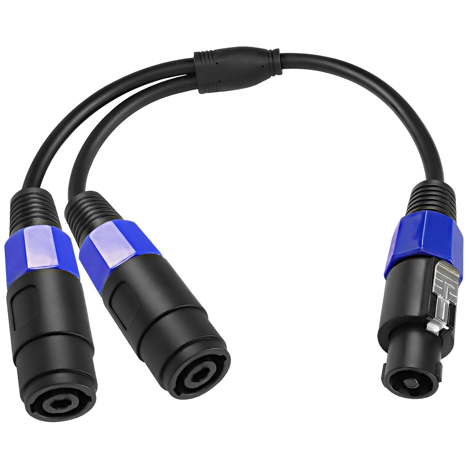 Speakon-kabel – 1 Stecker Auf 2 Buchsen – 19 Awg Kupfer – Verdrehsicherung – Verstärker-lautsprecher – 0,5 M