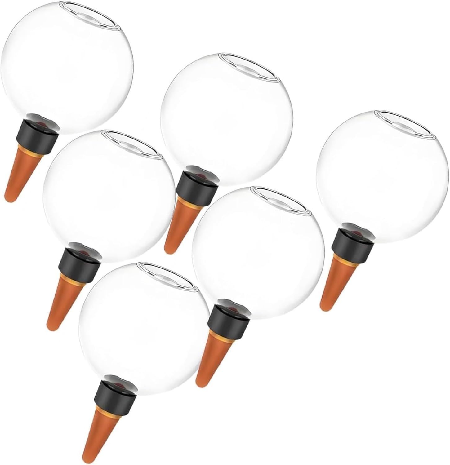 Bewässerungskugel – 6er- Oder 8er-pack – Keramik Und Pp – Automatische Dosierung – Für Drinnen Und Draußen – 500 Ml Transparent