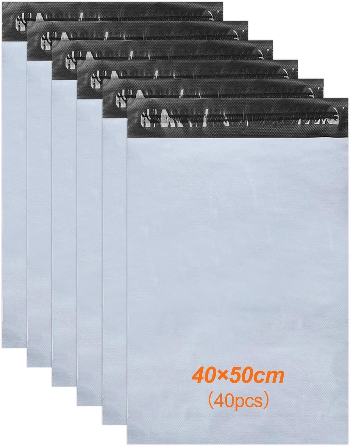 Versandtaschen Aus Kunststoff – 40 Stück – Undurchsichtiges Polyethylen – Selbstklebend – Für Kleidung Und Schuhe – 40 X 50 Cm