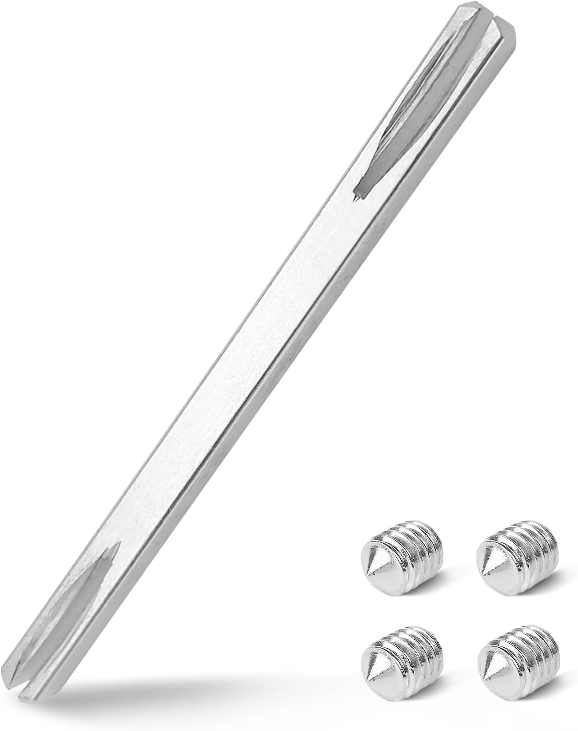 8x120 Mm Vierkantschaft – Verzinkter Stahl – Doppelt Versenkt – Für Türgriffe – Innen Und Außen