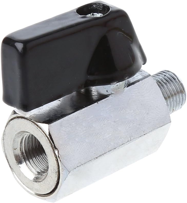 Kugelhahn – 1 Stück – Messing – 1/8"-bsp-gewinde – Luft, Öl, Wasser – Gold