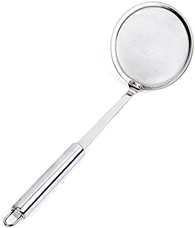 Schaumkelle Aus Edelstahl – 1 Stück – Feinmaschig 304 – Filtert Fett Und Schaum – Zum Kochen, Für Suppen Und Zum Braten – 23,5 Cm