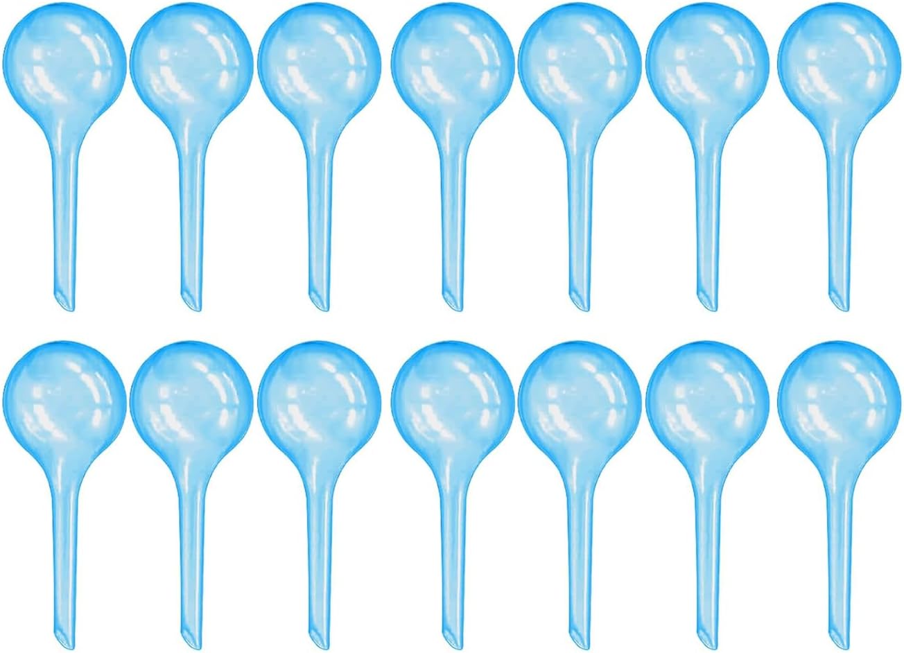 Selbstbewässerungskugel – 14er-pack – Pvc – Langsame Selbstbewässerung – Für Zimmer- Und Gartenpflanzen – 13 X 5 Cm, Blau