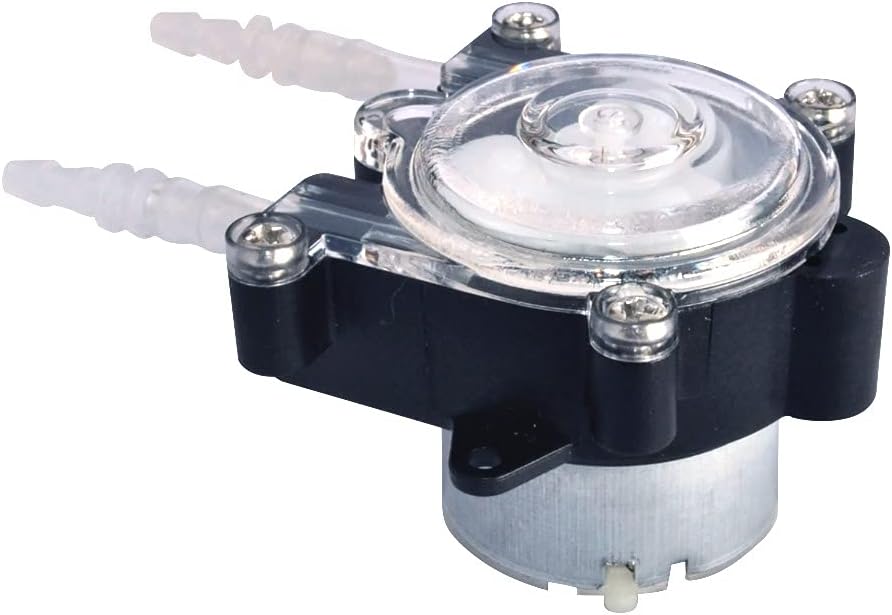 Schlauchpumpe – 1 Stück – Metall – Einstellbare Fördermenge – Chemielabor – 12 V Gleichstrom