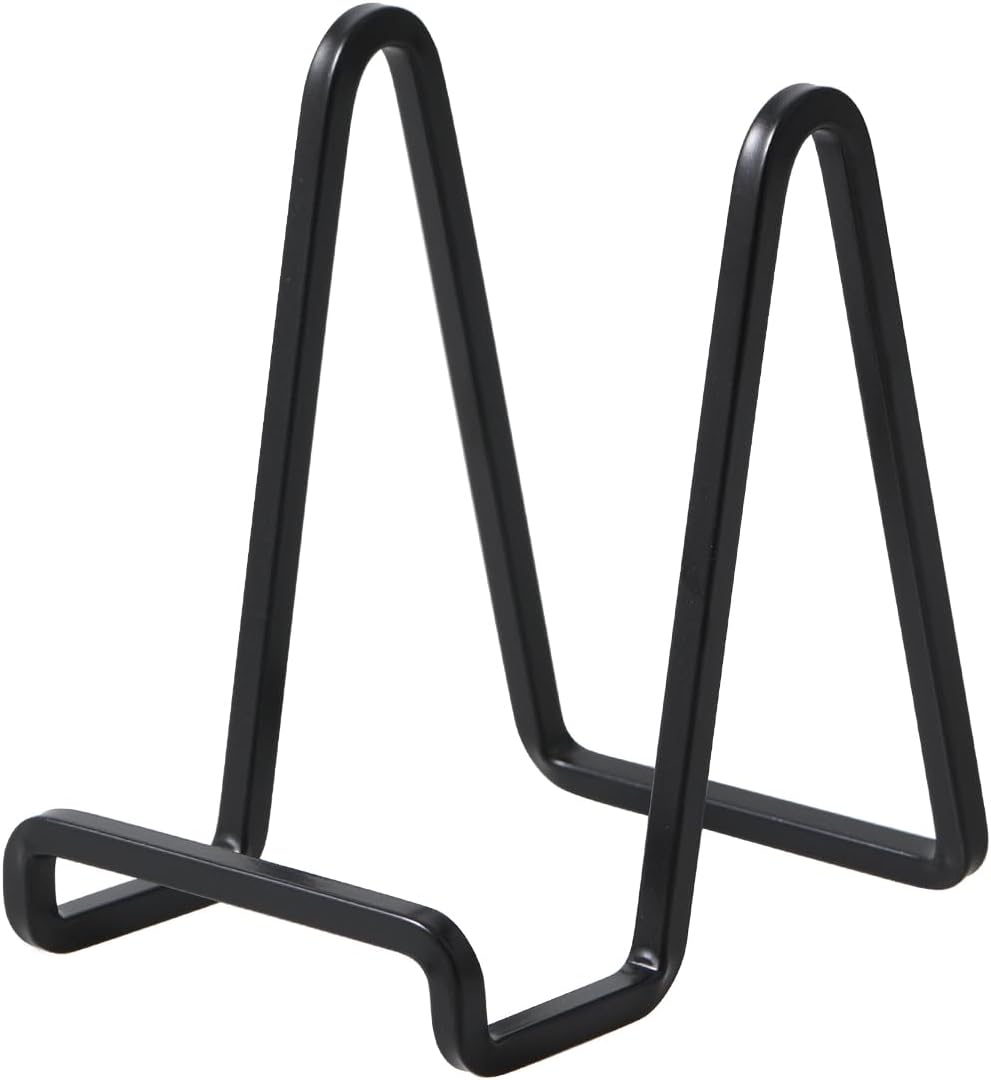 Tellerständer/staffelei – 1 Stück – Schwarzes Metall – Tischpräsentation – Küchendekoration – 11,5 Cm