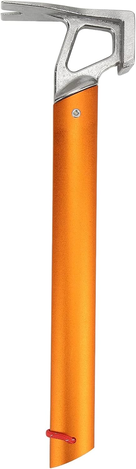 Multifunktionaler Zeltpflockhammer Für Outdoor-camping, Leichter Griff Aus Aluminiumlegierung Mit Kopf Aus Hochkohlenstoffhaltigem Stahl, Pflockzieher (orange)