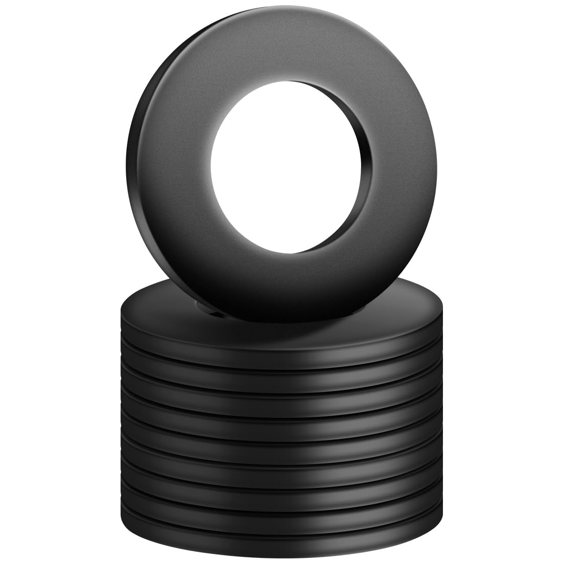 M14 Unterlegscheiben – 10er-pack – Schwarzer Kohlenstoffstahl – Druckverteilung – Industrie Und Heimwerkerbedarf – 28 Mm Durchmesser