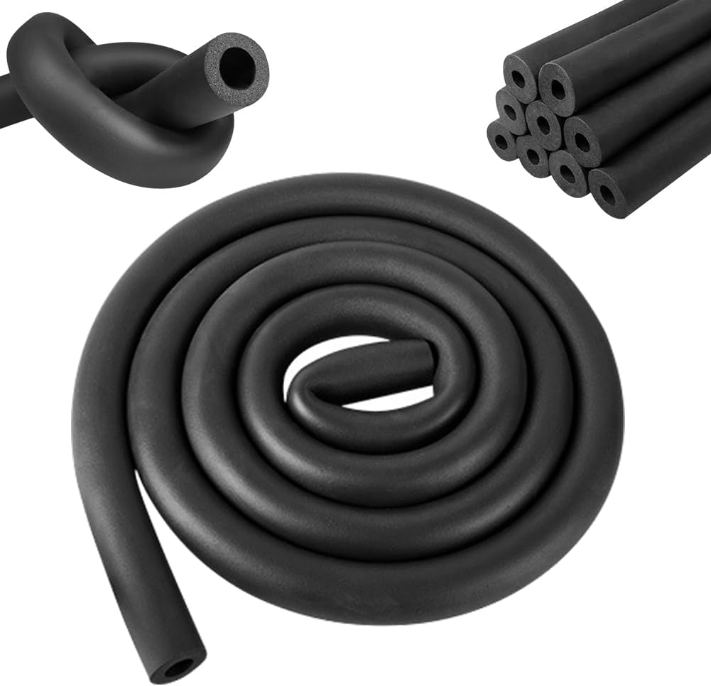 Schaumstoff-isolierschlauch – 10 Stück – Schwarzes Polyethylen – 19 Mm Wärmedämmung – Heizung Und Sanitär – 1,8 M Länge
