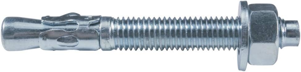 Ankerbolzen – 10er-pack – Verzinkter Stahl – Doppelte Befestigungstiefe – Beton Und Mauerwerk – 12 X 120 Mm