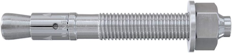 Metallankerbolzen – 20er-pack – Elektrogalvanisierter Stahl – Zur Befestigung In Ungerissenem Beton – Für Fassaden Und Leitern – M10 X 70 Mm