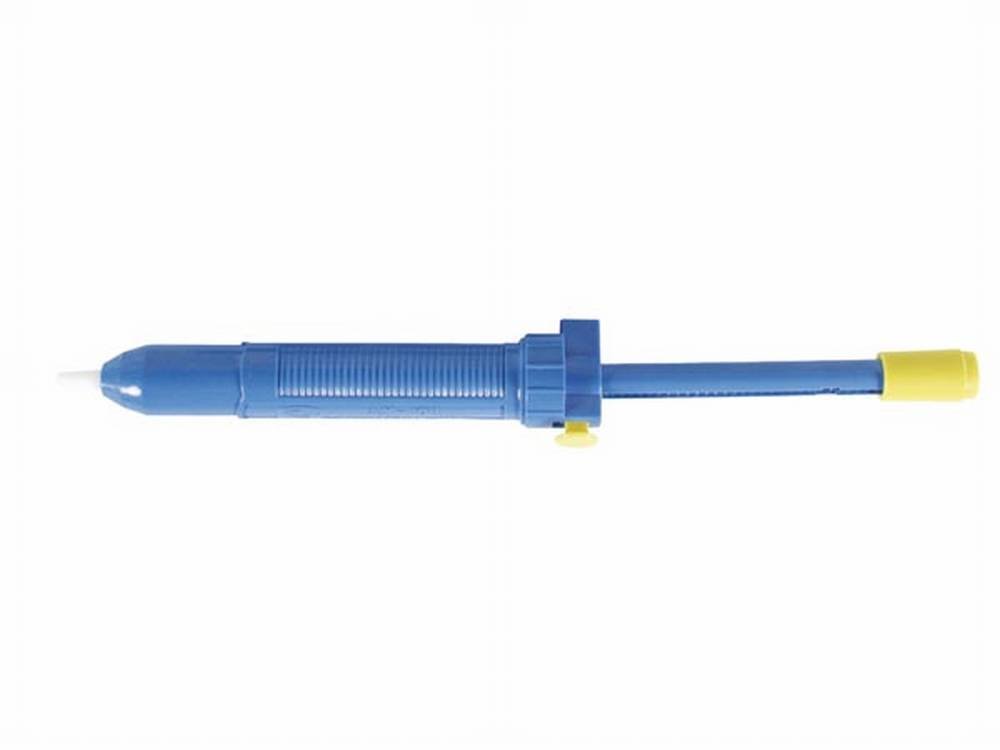 Manuelle Entlötpumpe – 1 Stück – Spitze Aus Abs Und Teflon – Starke Saugkraft Für Flüssiges Lötzinn – Für Rechts- Und Linkshänder In Der Elektronik – Grau/blau