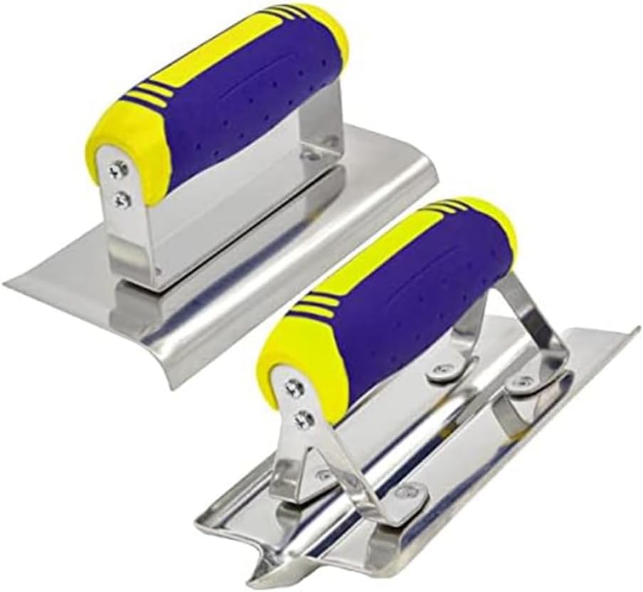 Betonbearbeitungswerkzeug-set – 2-teilig – Edelstahl – Kantenschneider Und Nutfräser – Für Putz Und Zement – 15 X 7,5 Cm