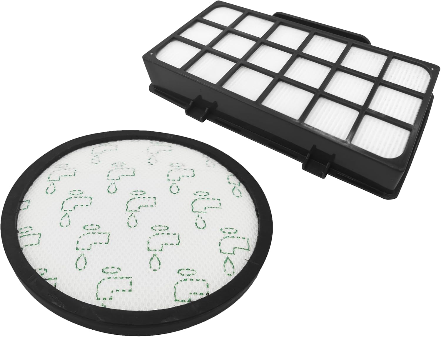 Staubsauger-set Mit 2 Filtern – Waschbare Schaumstoff- Und Hepa-filter – Für Rowenta Cyclonic – Optimale Saugleistung – Wohnzimmer Und Teppiche – Kompatibel Mit Zr006001