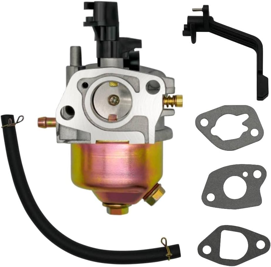 Vergaser Für 196-224 Cm³ Motoren – Komplettset Mit Dichtungen – Stahl Und Messing – Leichtstart – Campinggeneratoren – 43 Mm Lochkreis