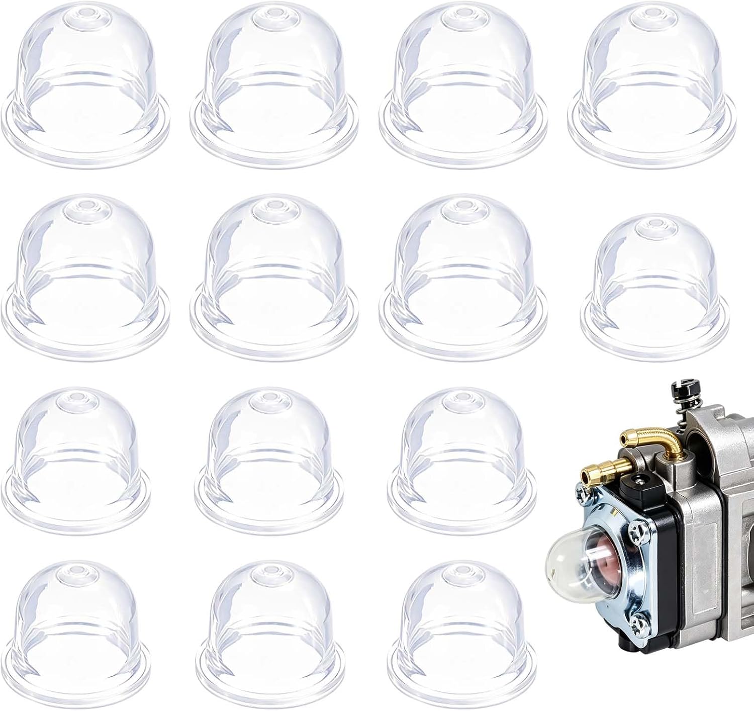 Primerpumpen – 12er-pack – Weiches Pu – Universelle Kraftstoffpumpe – Freischneider Und Kettensäge – 19 Mm Und 22 Mm
