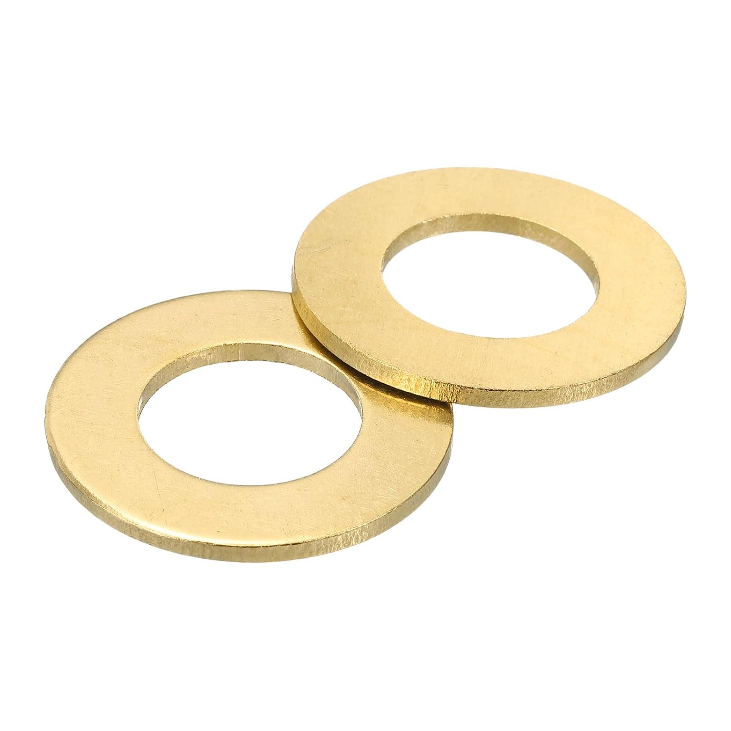 M24 Unterlegscheiben – 3er-pack – Massives Messing, 44 Mm – Mechanische Sicherungsscheibe – Für Industrie Und Heimwerker – Naturgold