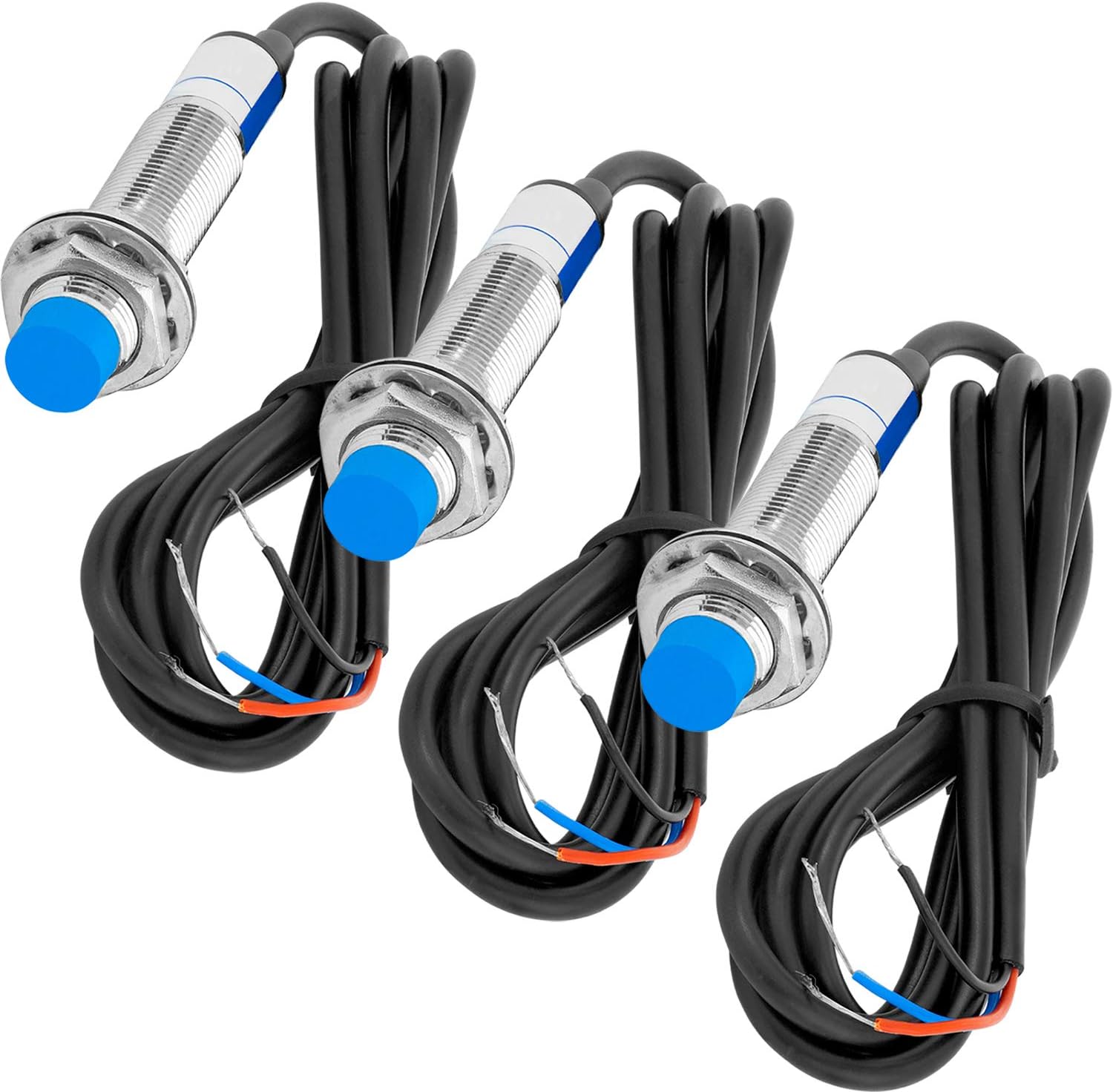 Induktiver Näherungssensor – 3er-pack – Robustes Metall – Npn-no-ausgang 6–36 V – Für Arduino Und Automatisierung – Modell Lj12 A3-4-z/bx