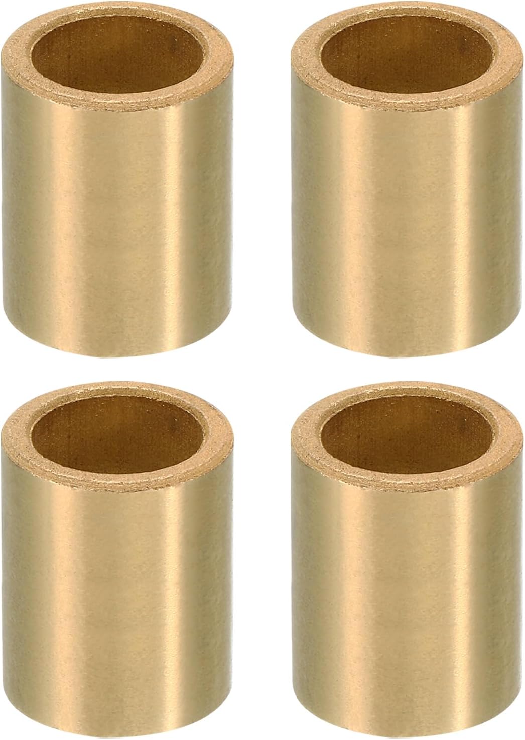 Messing-distanzstücke M16 – 4er-pack – Robustes, Vergoldetes Metall – Gewindeschraubenhalterung – Für Industrie Und Heimwerker – 16 X 22 X 25 Mm