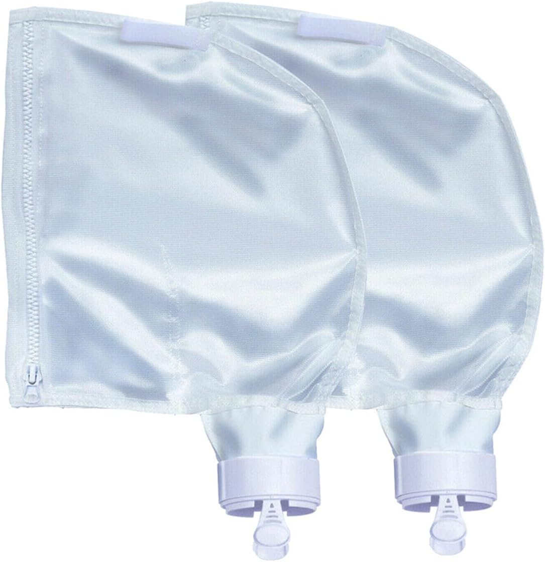 Poolroboter-filterbeutel – 2er-pack – Pu-verstärktes Nylon – Breiter Reißverschluss – Kompatibel Mit Polaris 280/480 – Schwarz