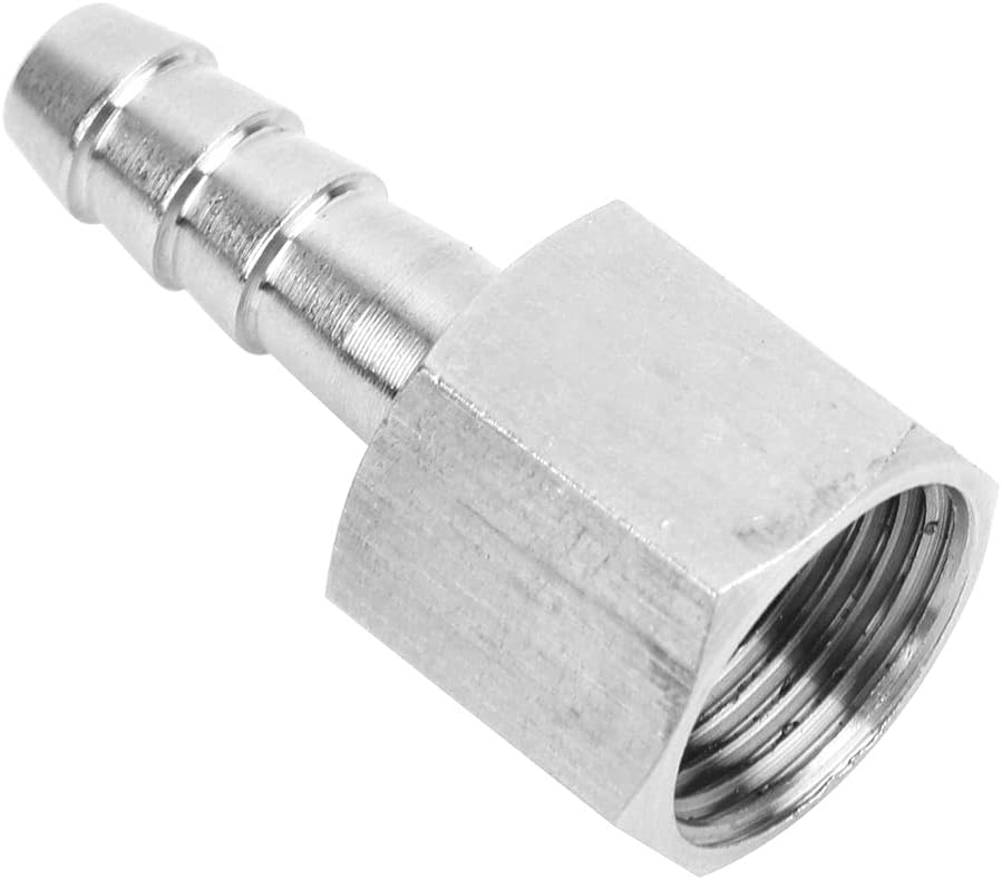 Pneumatischer Schnellanschluss – 2er-pack – Edelstahl 304 – 3/8-zoll-bspp-innengewinde – Für Druckluft Und Werkzeuge – 6 Mm Durchmesser