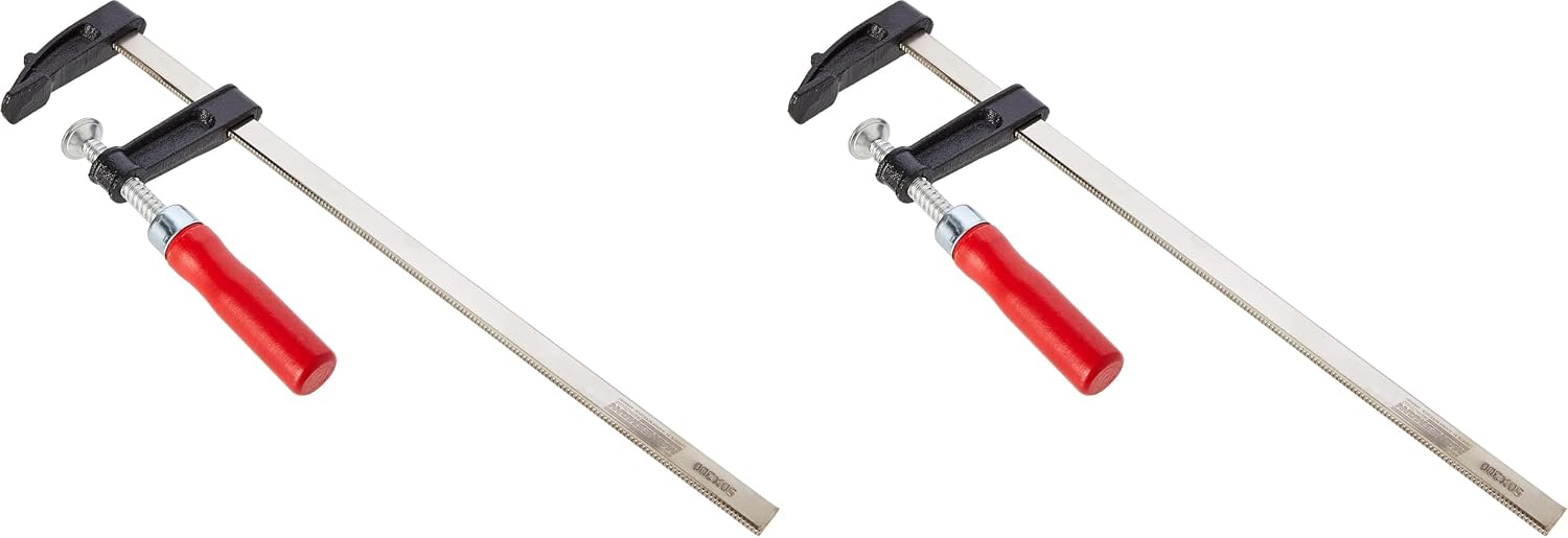 Schraubzwingen – 2er-pack – Robuster Stahl – Hohe Klemmkraft 50 X 300 Mm – Für Holzbearbeitung Und Heimwerkerarbeiten – 30 Cm Spannweite