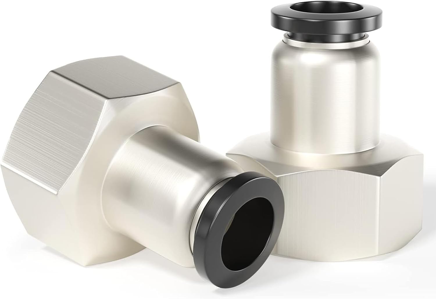8 Mm X 1/4 Bsp Innengewinde-schnellkupplungen – 2er-pack – Kupfer Und Kunststoff – Pneumatik-schnellanschluss – Für Kompressoren Und Werkzeuge – 8 Mm Außendurchmesser