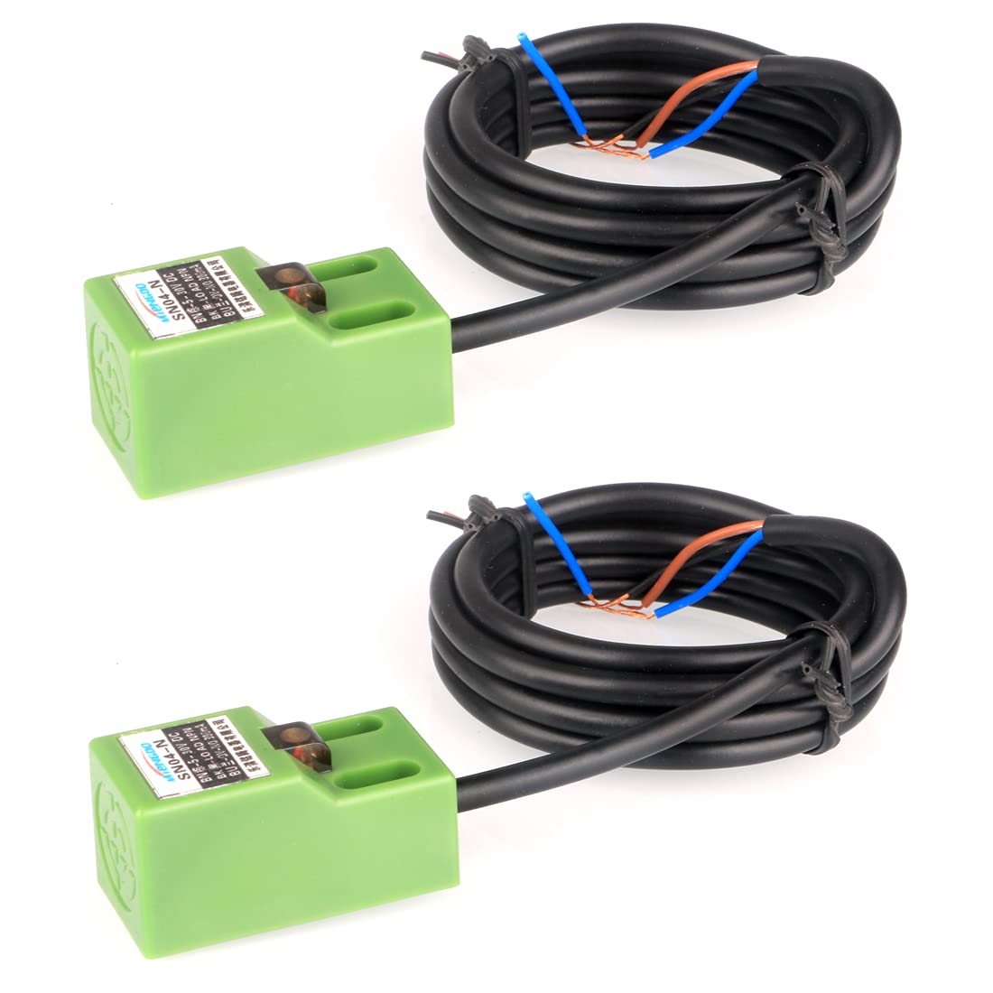 Induktiver Näherungssensor – 2er-pack – Abs-kunststoff – 5-mm-npn-metallerkennung – Industrieautomation – 36 X 18 X 18 Mm