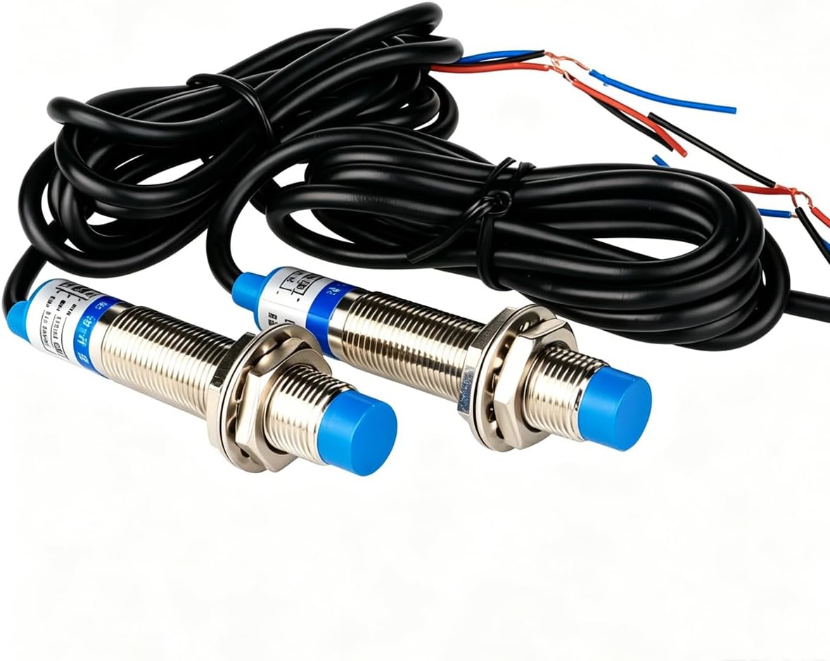 2x Metall-induktiver Näherungssensor - Lj12a3-4-z/bx - 4 Mm Erfassungsbereich 6-36 Vdc - Npn No-ausgang - Für Industrielle Automatisierung - Ø12 Mm