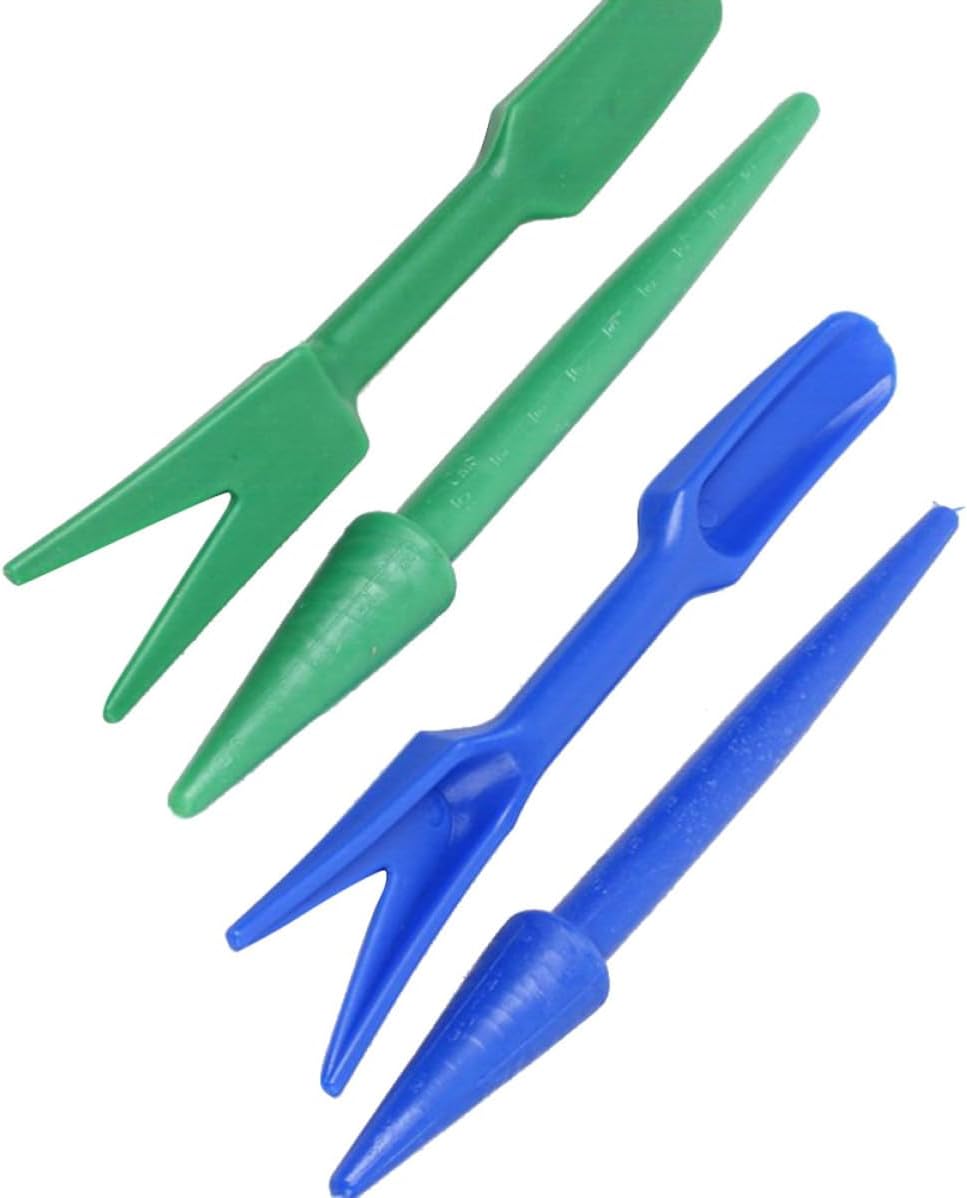 2-teiliges Gartenwerkzeug-set – Robustes Kunststoff – Pflanz- Und Umpflanzwerkzeug – Für Empfindliche Setzlinge Und Stecklinge – Für Gewächshaus Und Garten – 15 Cm – Farbe Zufällig