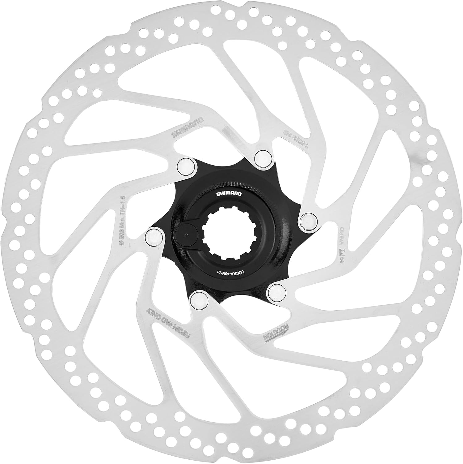 203-mm-centerlock-bremsscheibe – Robuster Stahl Mit Magnet – Für Mountainbikes Und Downhill-bikes – Sichere Interne Befestigung