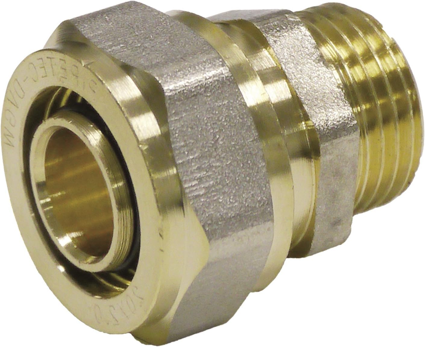 Schraubverschraubung Für Mehrschichtrohre – 1 Stück – Messing Gepresst – 3/4-zoll-außengewinde – Heizung Und Sanitär – 26 X 3 Mm