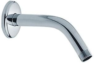 Standard-duscharm – 1 Stück – Verchromter Stahl – 15,2 Cm Auszug – Für Badezimmer – Glänzende Oberfläche