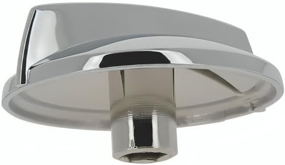 Drehknopf – 1 Stück – Verchromtes Abs – Seilzugbetriebener Ablauf – Einzel- Oder Doppelspülbecken – Durchmesser 53 Mm