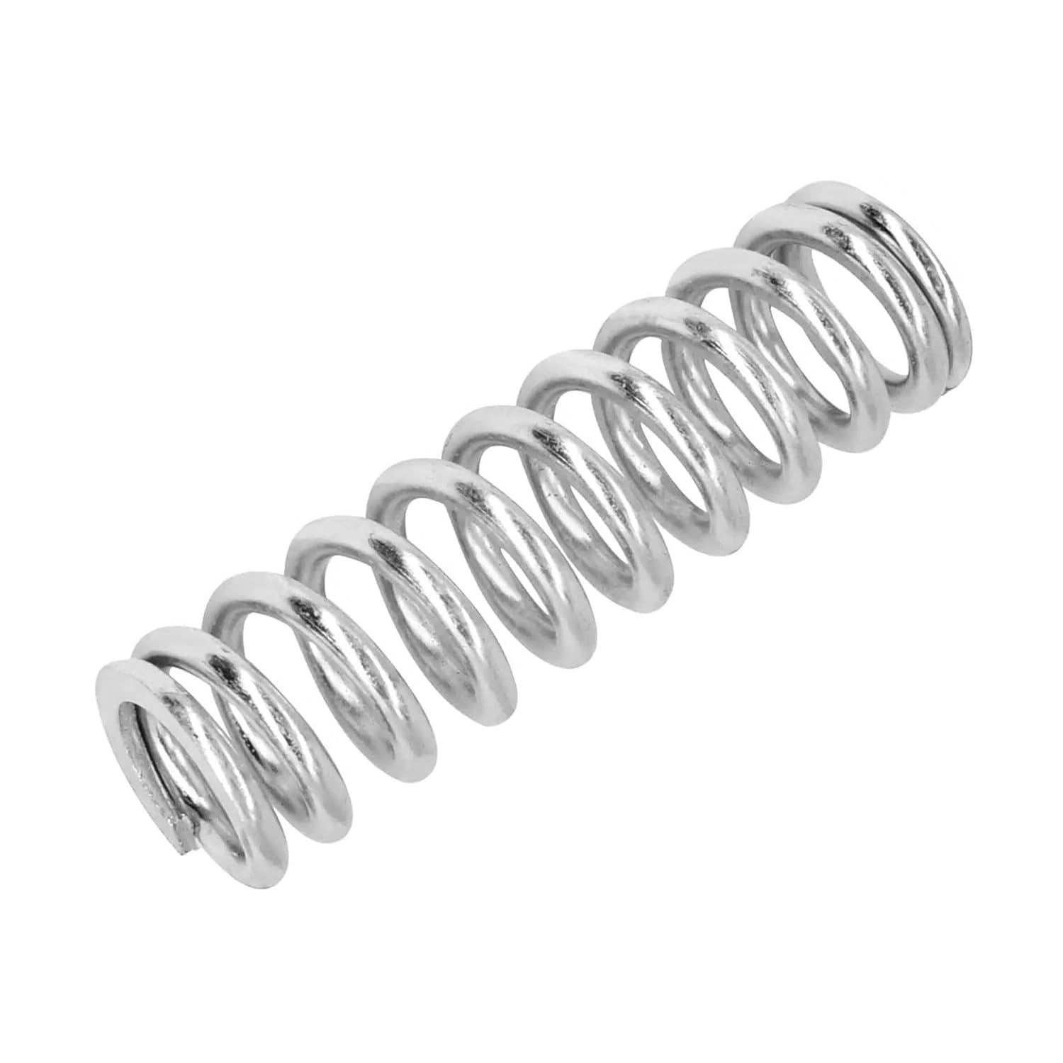 Schraubenfeder – 1 Stück – Verzinkter Stahl – Hohe Korrosionsbeständigkeit – Auto, Garten, Heimwerken – 1,8 X 20 X 100 Mm