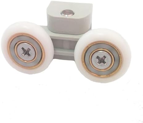 Ersatzrolle Für Duschkabinentür – 1 Stück – Weißes Nylon – Befestigung Von Oben – Für Inda Duschkabinen – Durchmesser 20 Mm