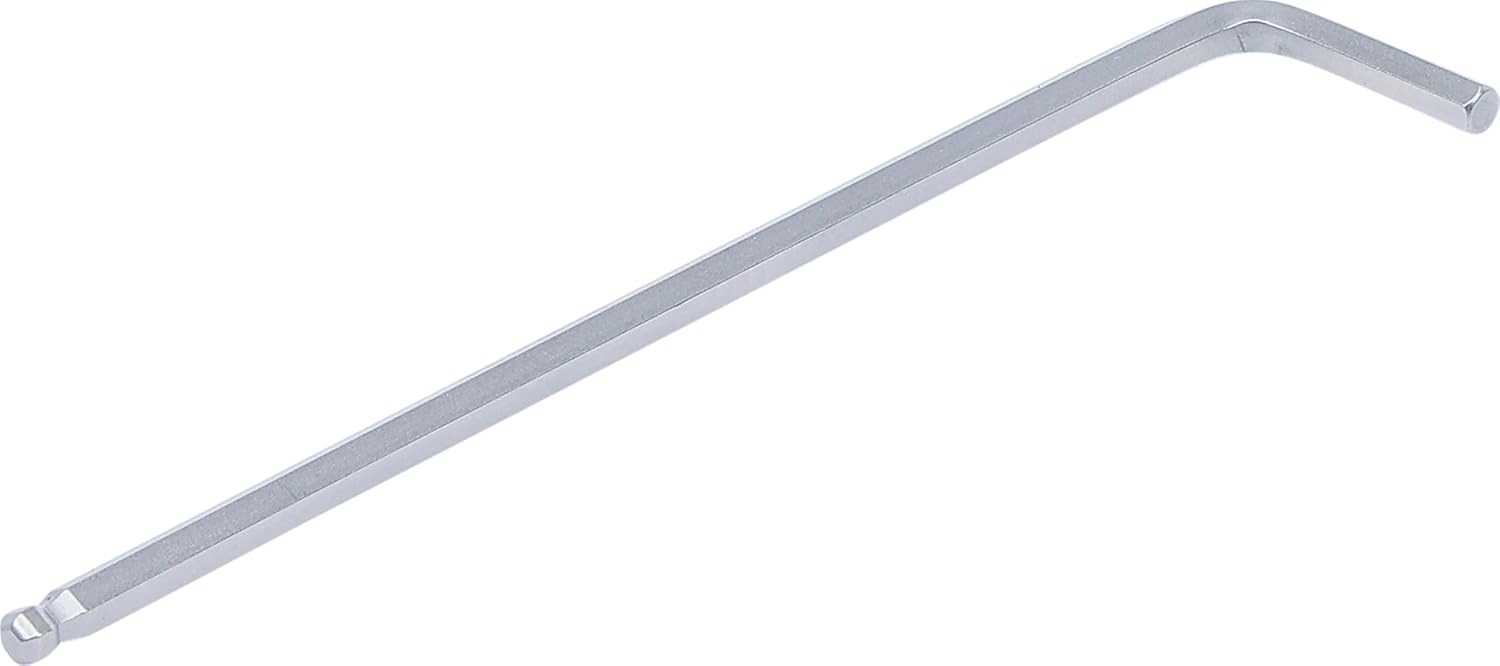 5-mm-inbusschlüssel – 1 Stück – Chrom-vanadium-stahl – Extra Langer Schaft Und Kugelkopf – General Mechanics – Länge 165 Mm