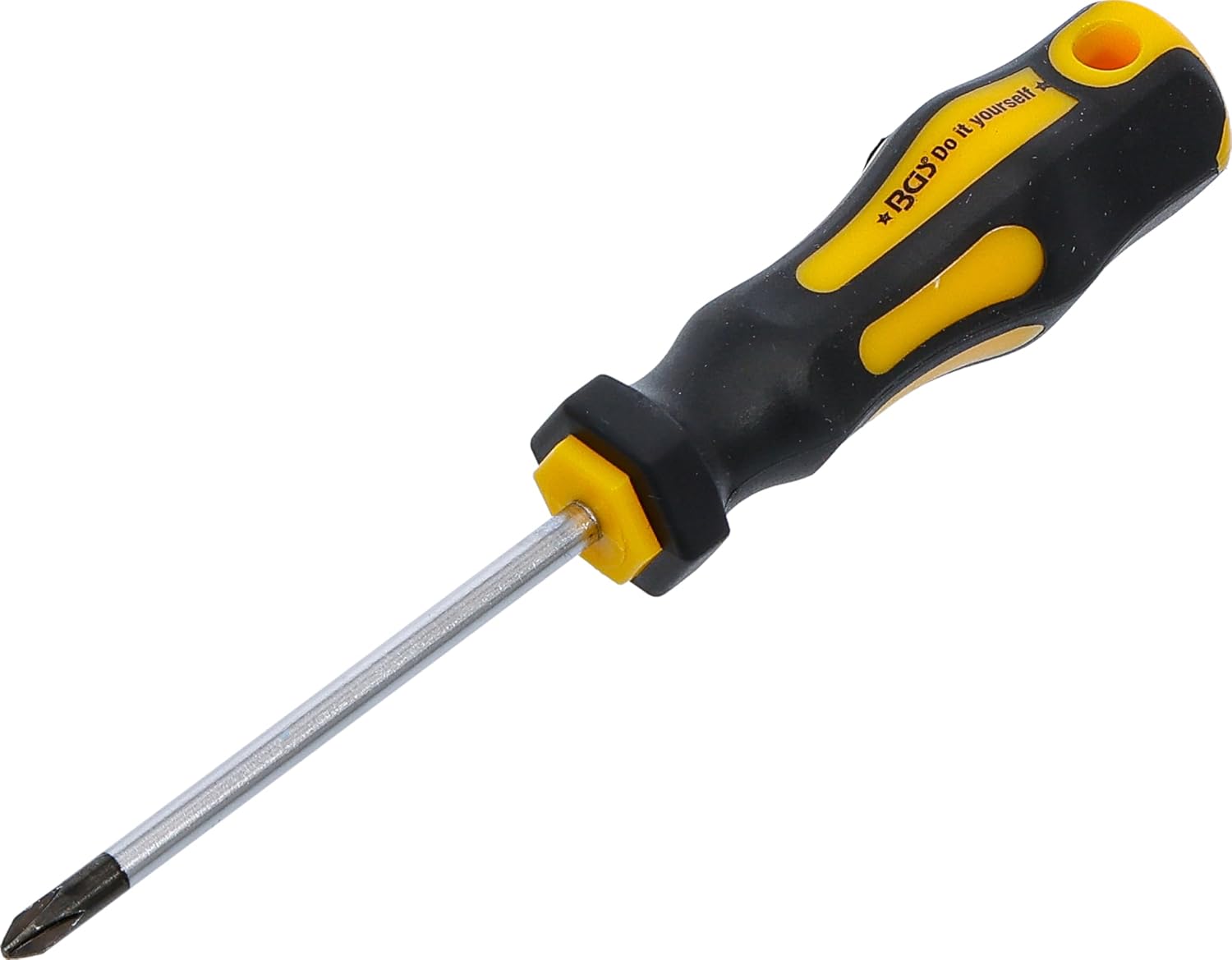 Kreuzschlitzschraubendreher Ph1 – 1 Stück – Chrom-vanadium-stahl – 80 Mm Magnetische Klinge – Heimwerkerbedarf Und Mechanikerbedarf – Ergonomischer Griff